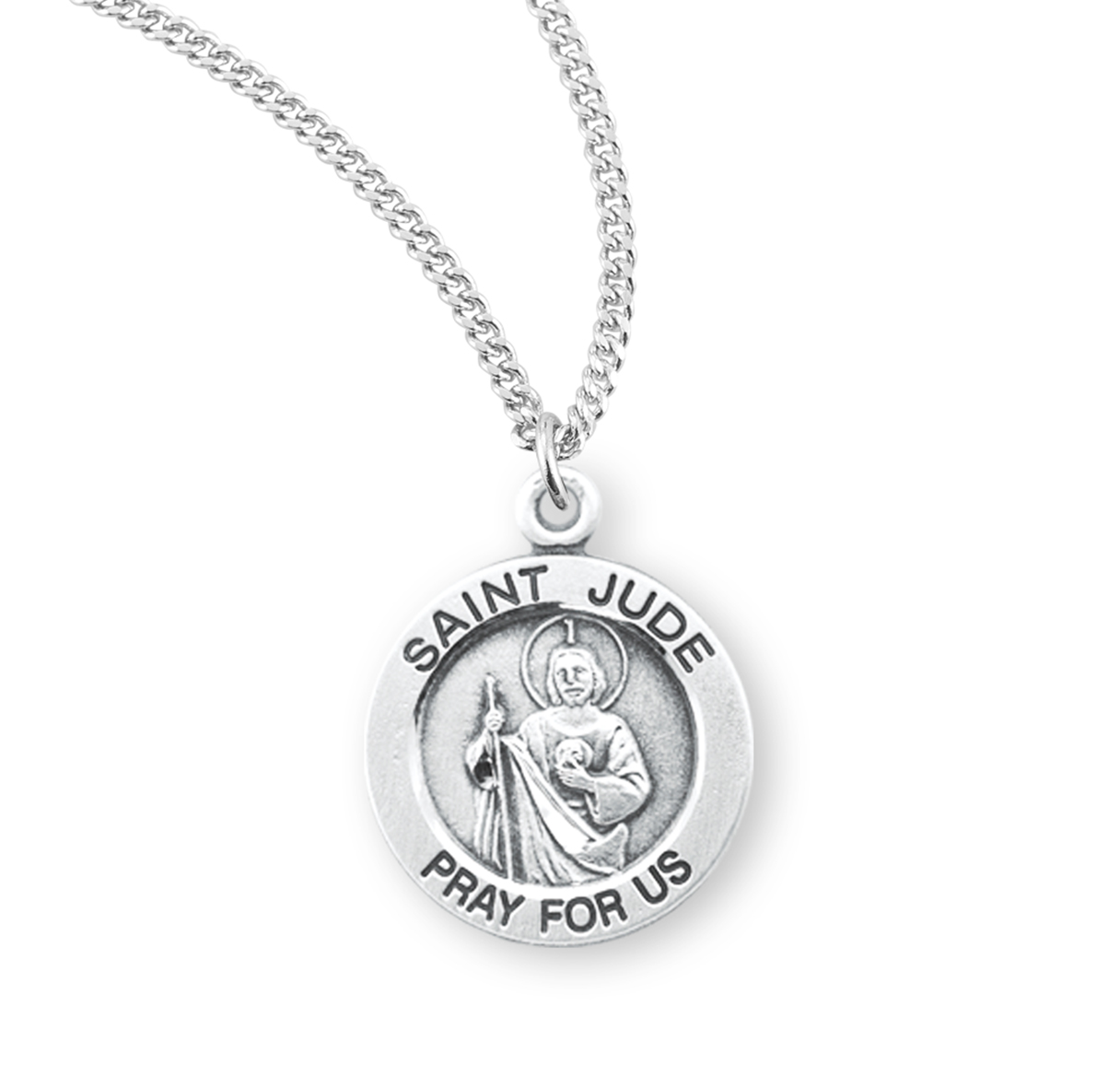 St jude shop silver pendant
