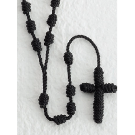 Buy Knotted Cord Black Rosary Kits